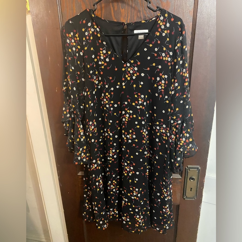 Black floral dress Calvin Klein - Size 10